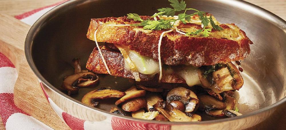 sitram Croque-Monsieur vegan aux champignons