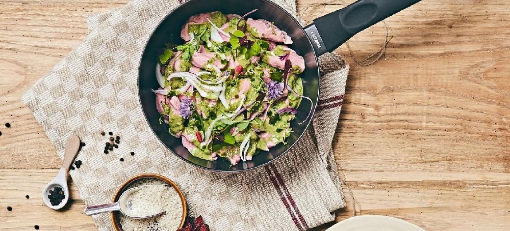 sitram Gnocchis à la betterave et au pistou