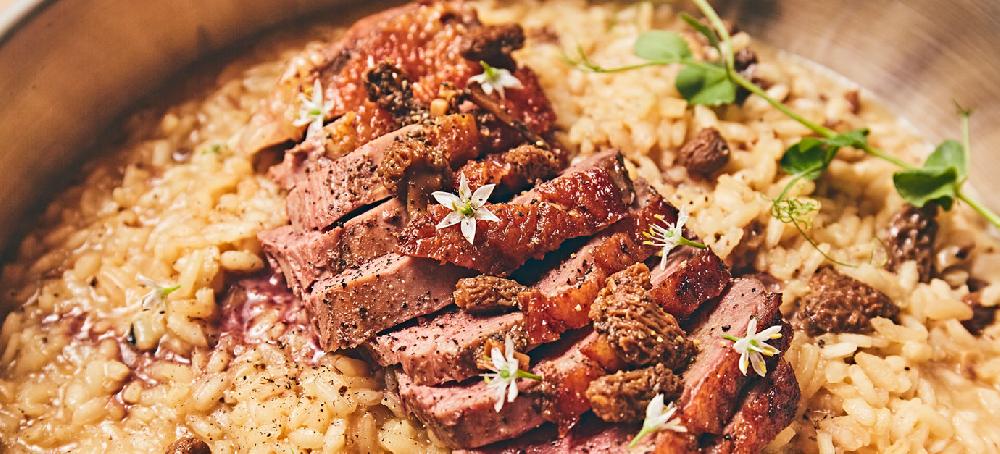 sitram Magrets et risotto aux morilles