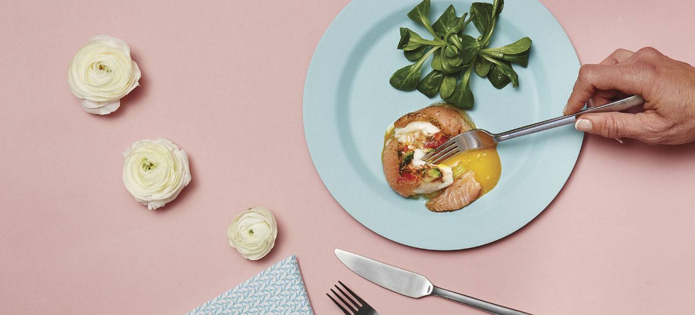 sitram Œufs en gelée saumon et jambon