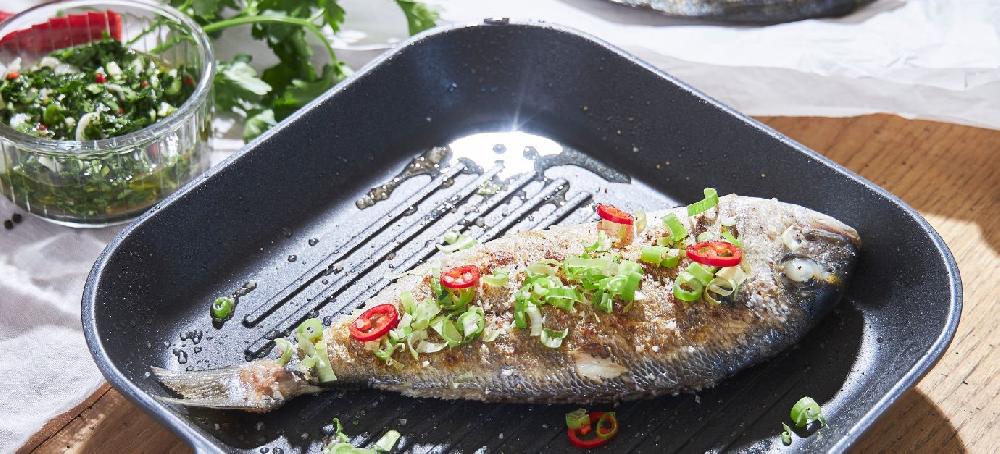 sitram Poissons grillés et sauce Chimichurri