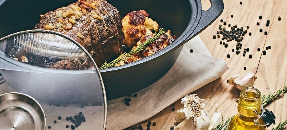 sitram Rôti de porc et chou-fleur rôti