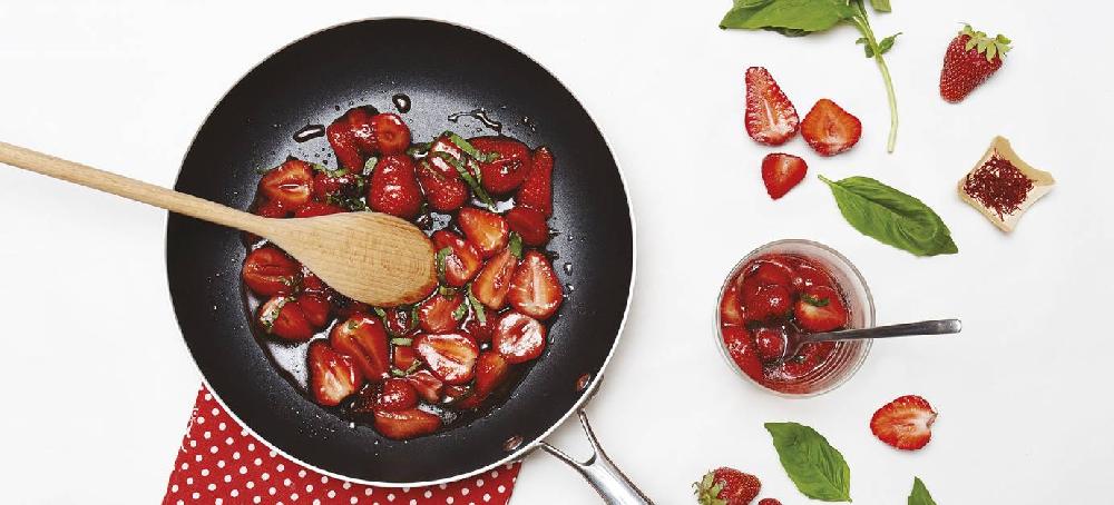 sitram Soupe de fraises au basilic