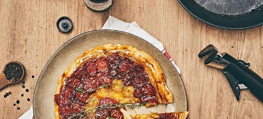 sitram Tarte Tatin de tomates à la poêle