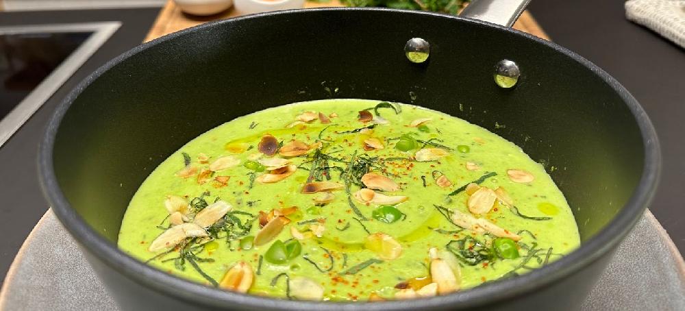sitram Soupe de petits-pois menthe fraiche et piment d'Espelette