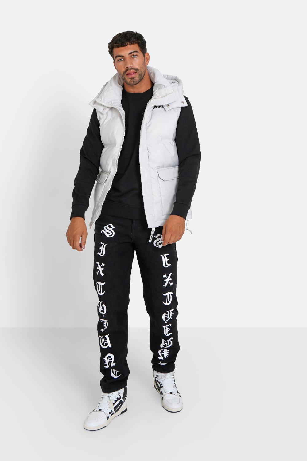 Sixth June Doudoune Sans Manches Capuche Gris Clair