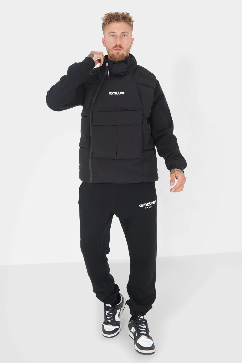 Sixth June Doudoune Sans Manches Légère Tactique Noir