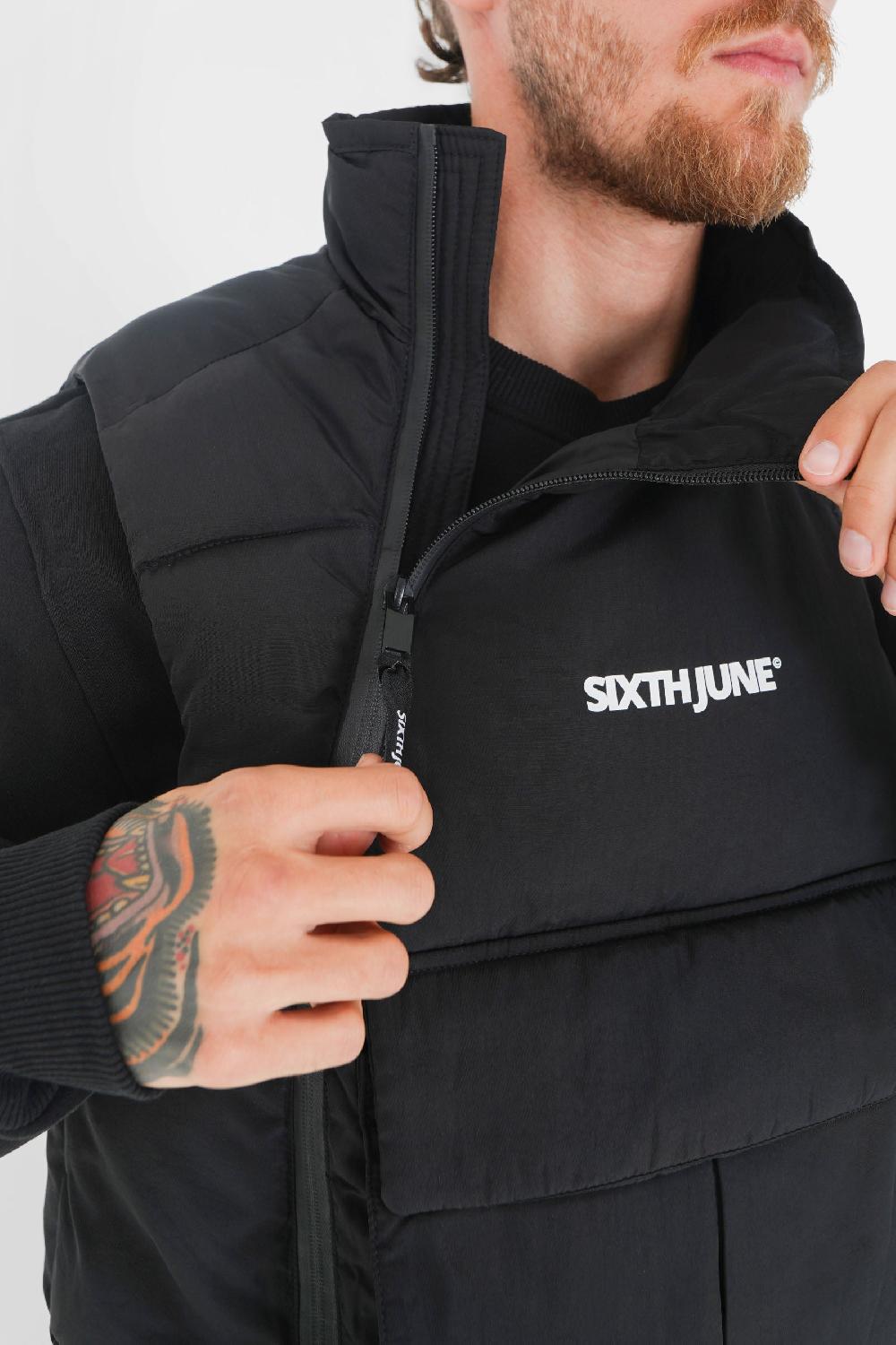 Sixth June Doudoune Sans Manches Légère Tactique Noir