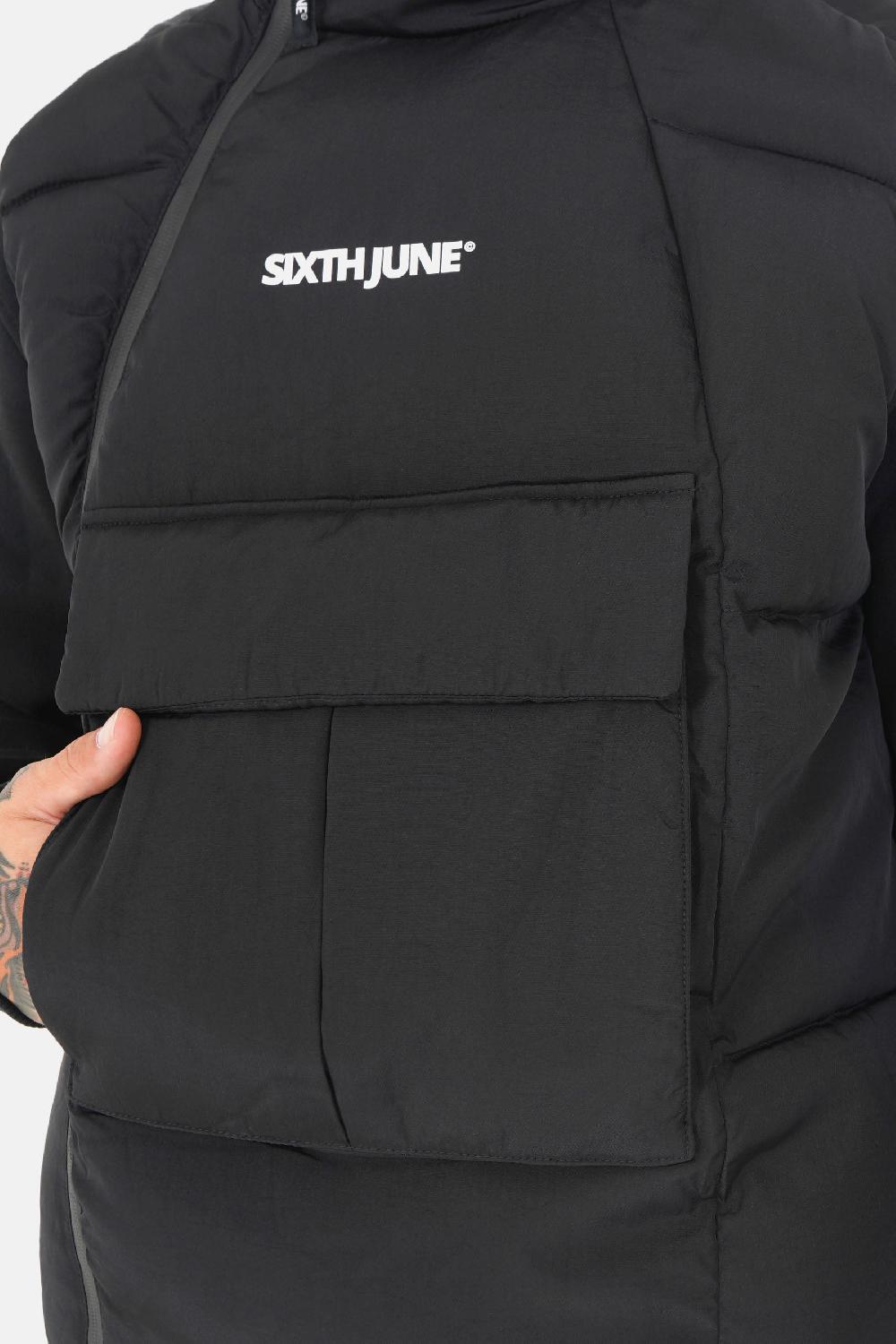 Sixth June Doudoune Sans Manches Légère Tactique Noir