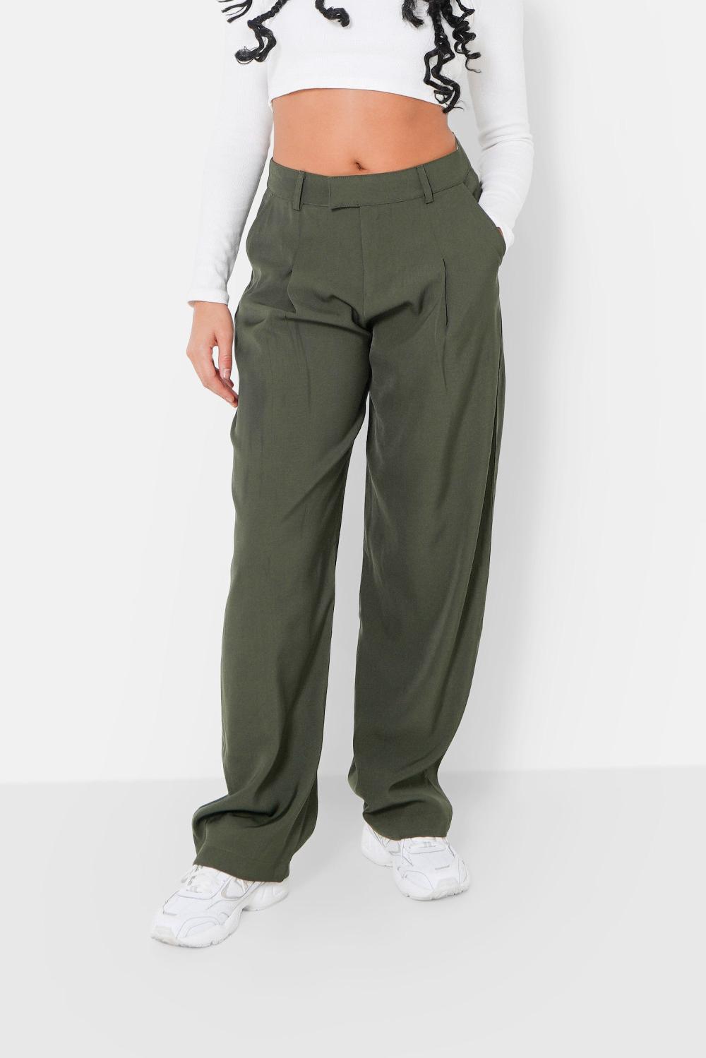sixth june Pantalon taille ceinture reversible Vert