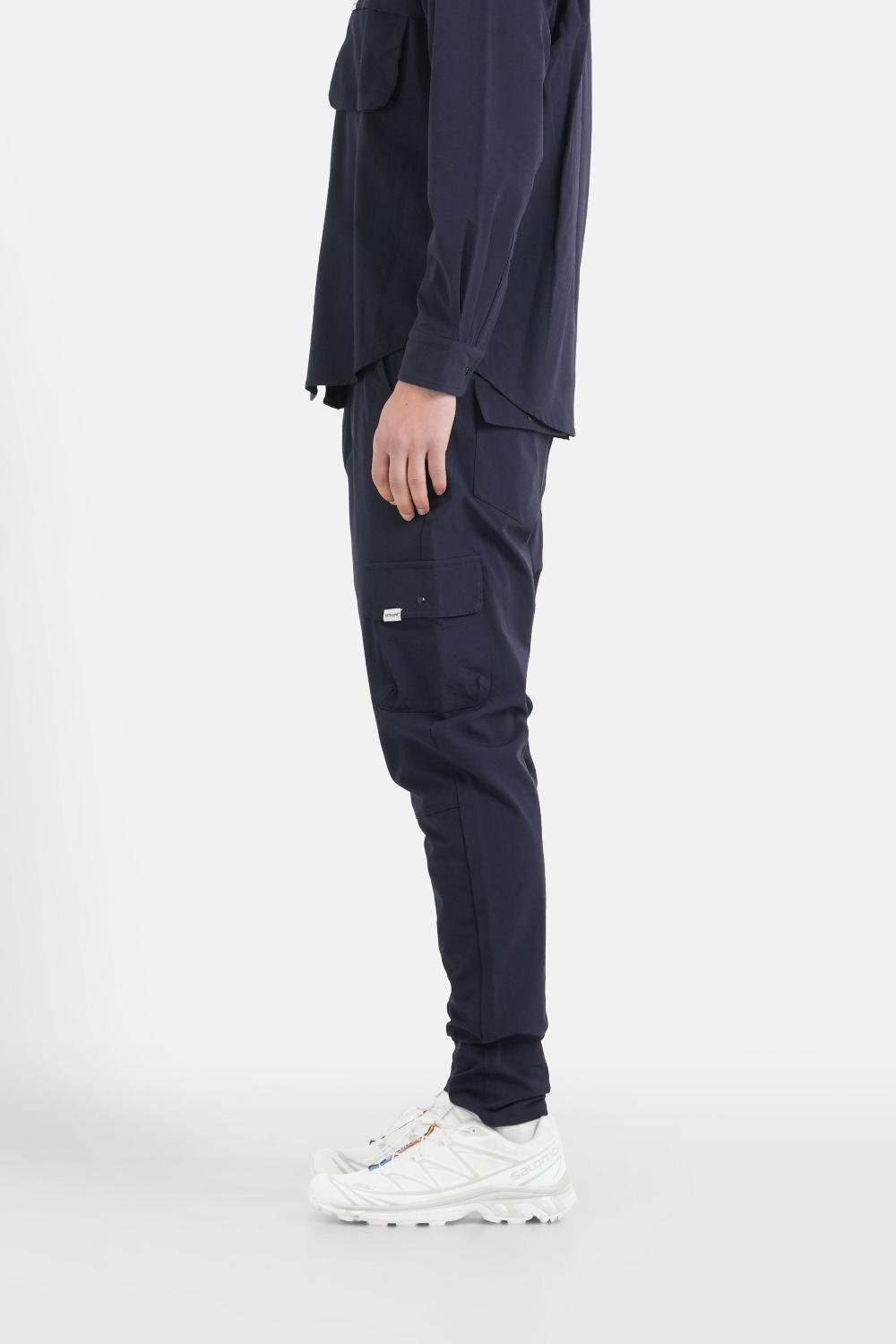 Sixth June Pantalon Utility Fluide Cargo Bleu Foncé