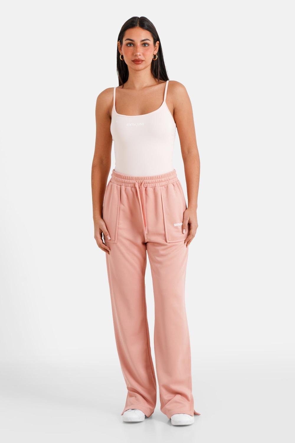 Sixth June Body Lycra Logo Rose Clair