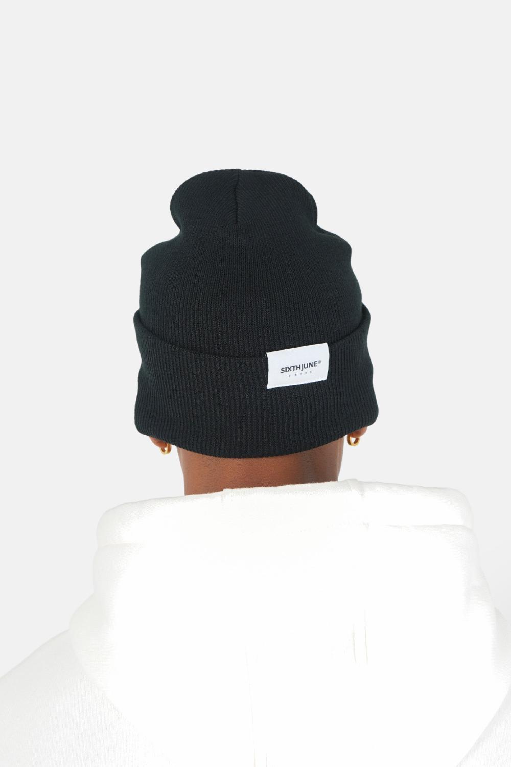 Sixth June Bonnet Logo Brodé Noir