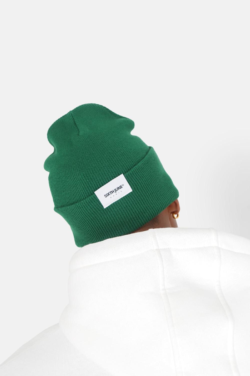 Sixth June Bonnet Logo Brodé Vert