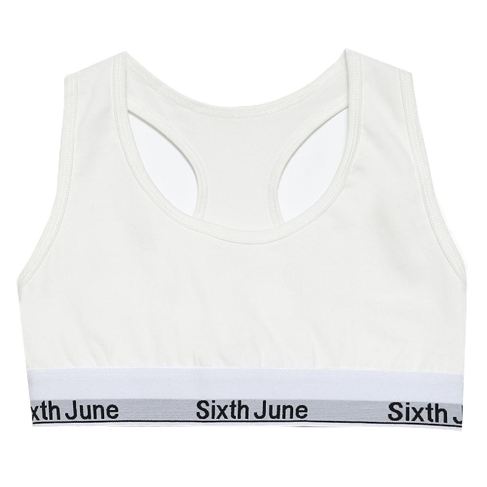 sixth june Brassière dos croisé Blanc