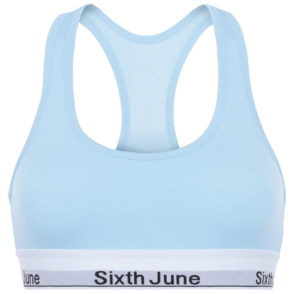 sixth june Brassière dos croisé Bleu