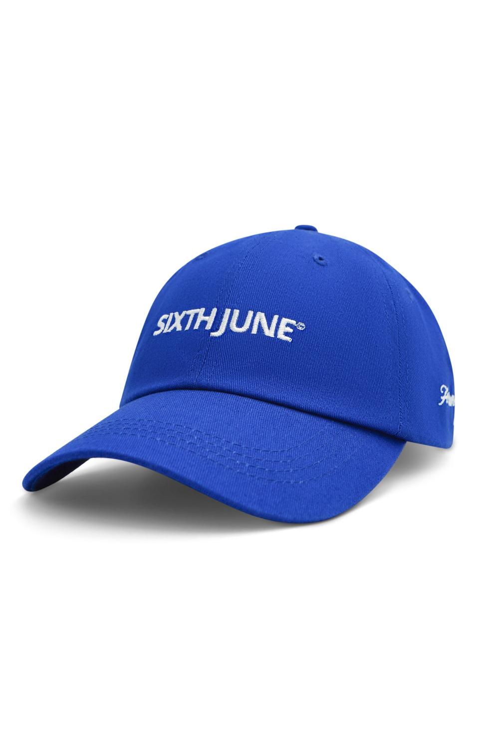 sixth june Casquette Les Halles logo Bleu foncé