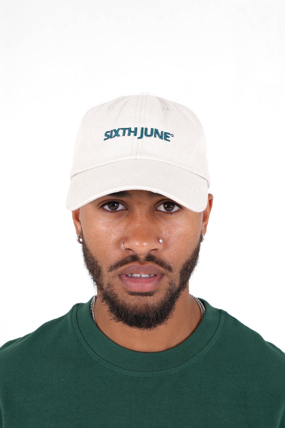 Sixth June Casquette Logo Brodé Beige Clair