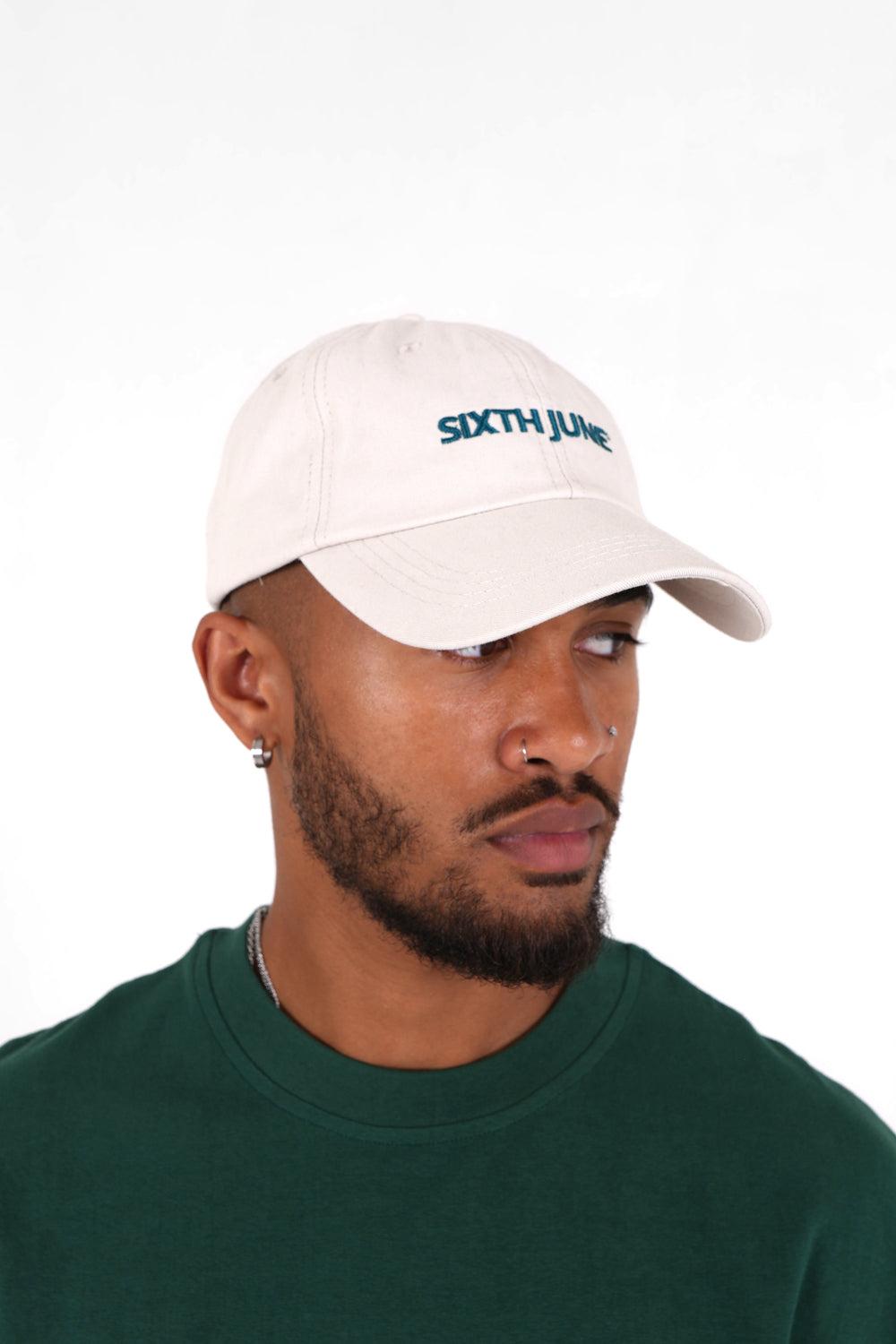 Sixth June Casquette Logo Brodé Beige Clair