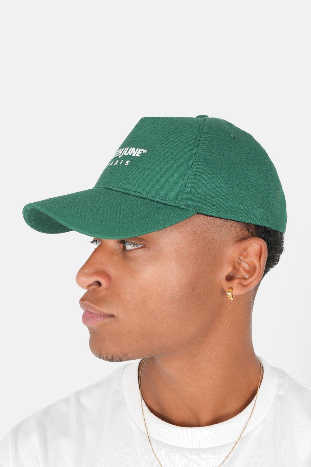 Sixth June Casquette Logo Brodé Vert