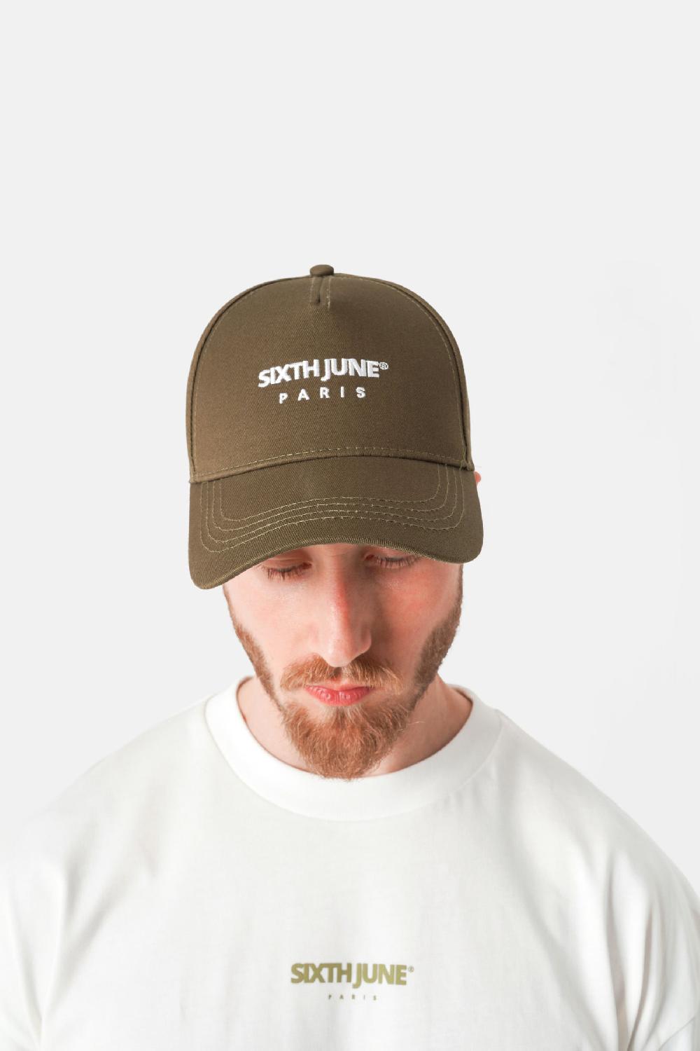 Sixth June Casquette Logo Brodé Vert Kaki