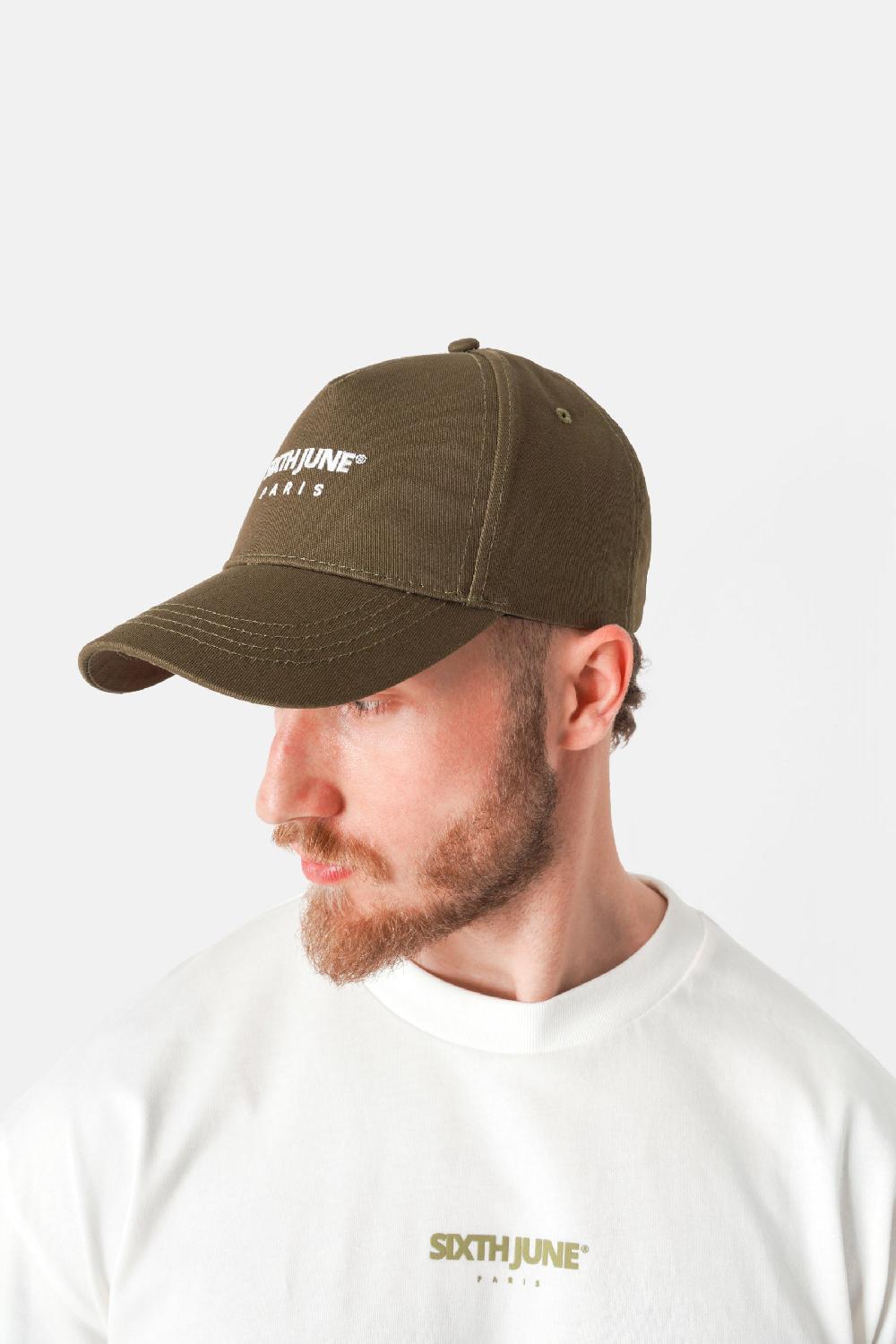 Sixth June Casquette Logo Brodé Vert Kaki