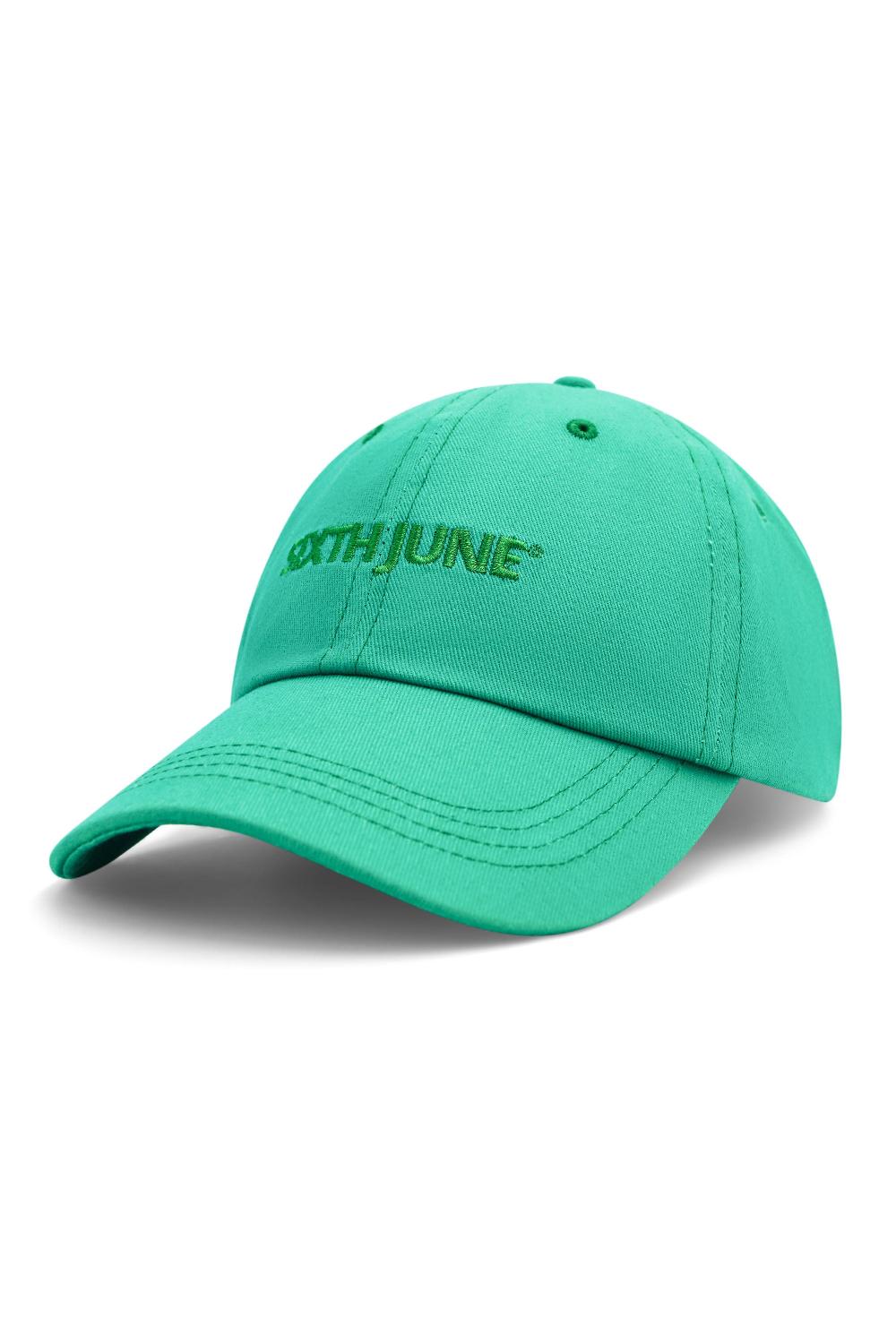 sixth june Casquette logo brodé Vert