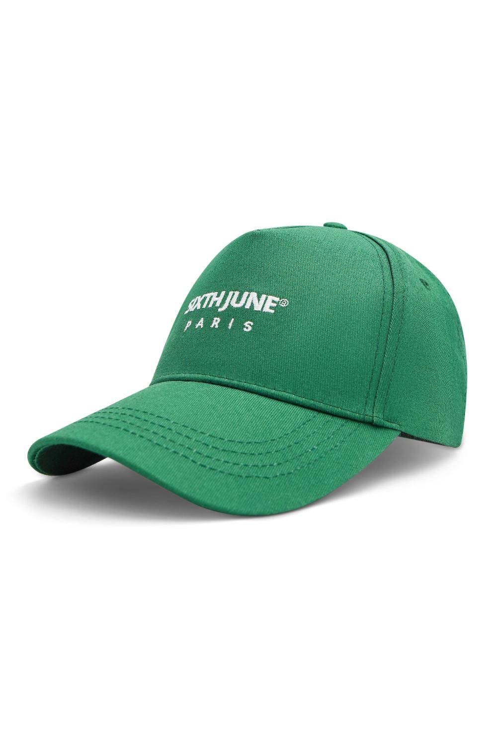 sixth june Casquette logo brodé Vert