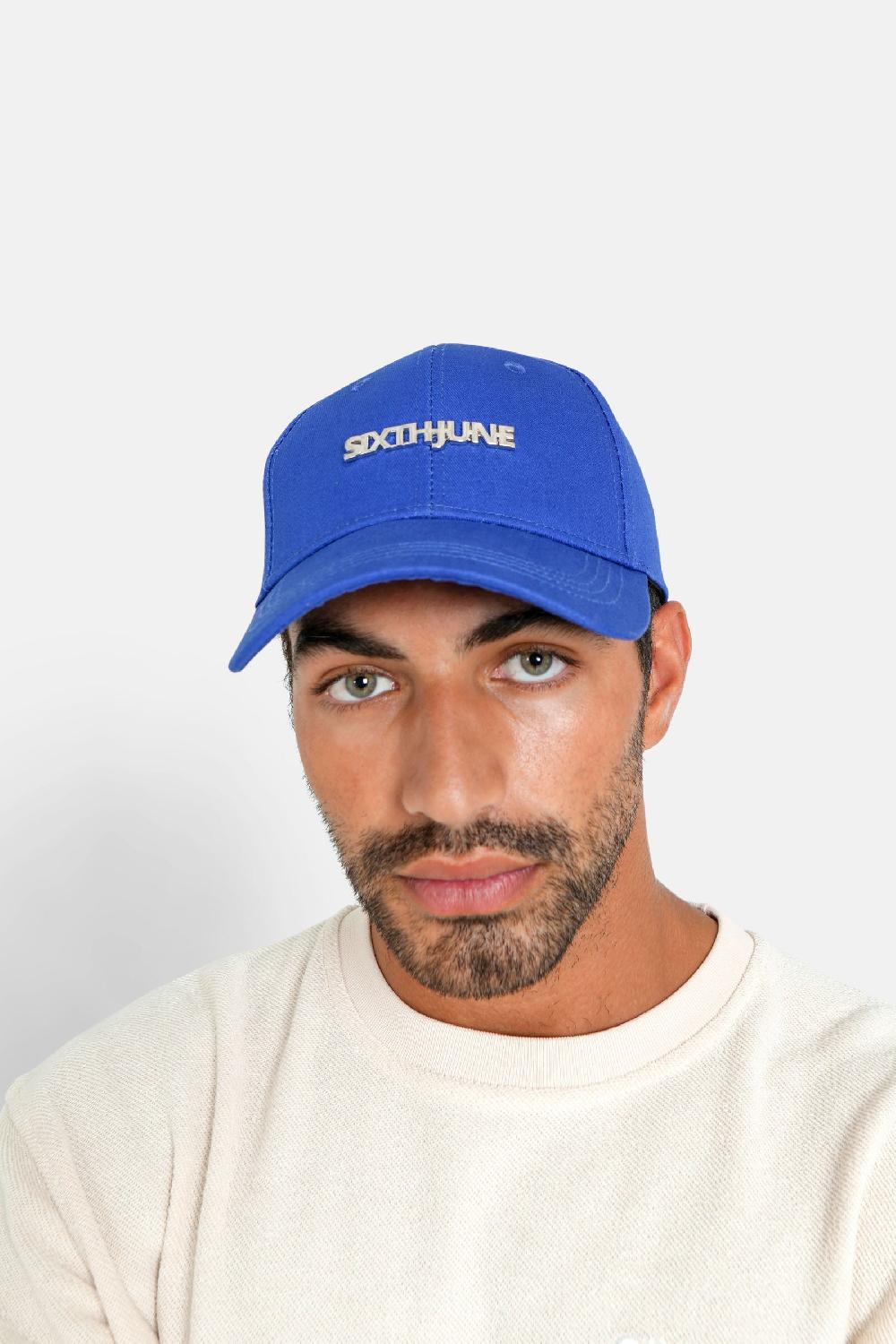 Sixth June Casquette Logo Métallique Bleu