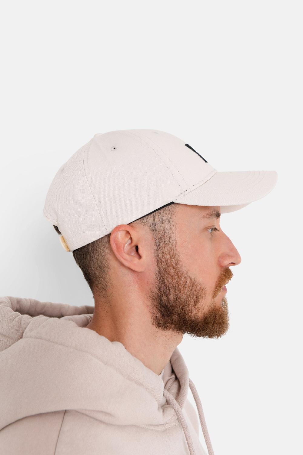 Sixth June Casquette Logo Patch Beige Clair
