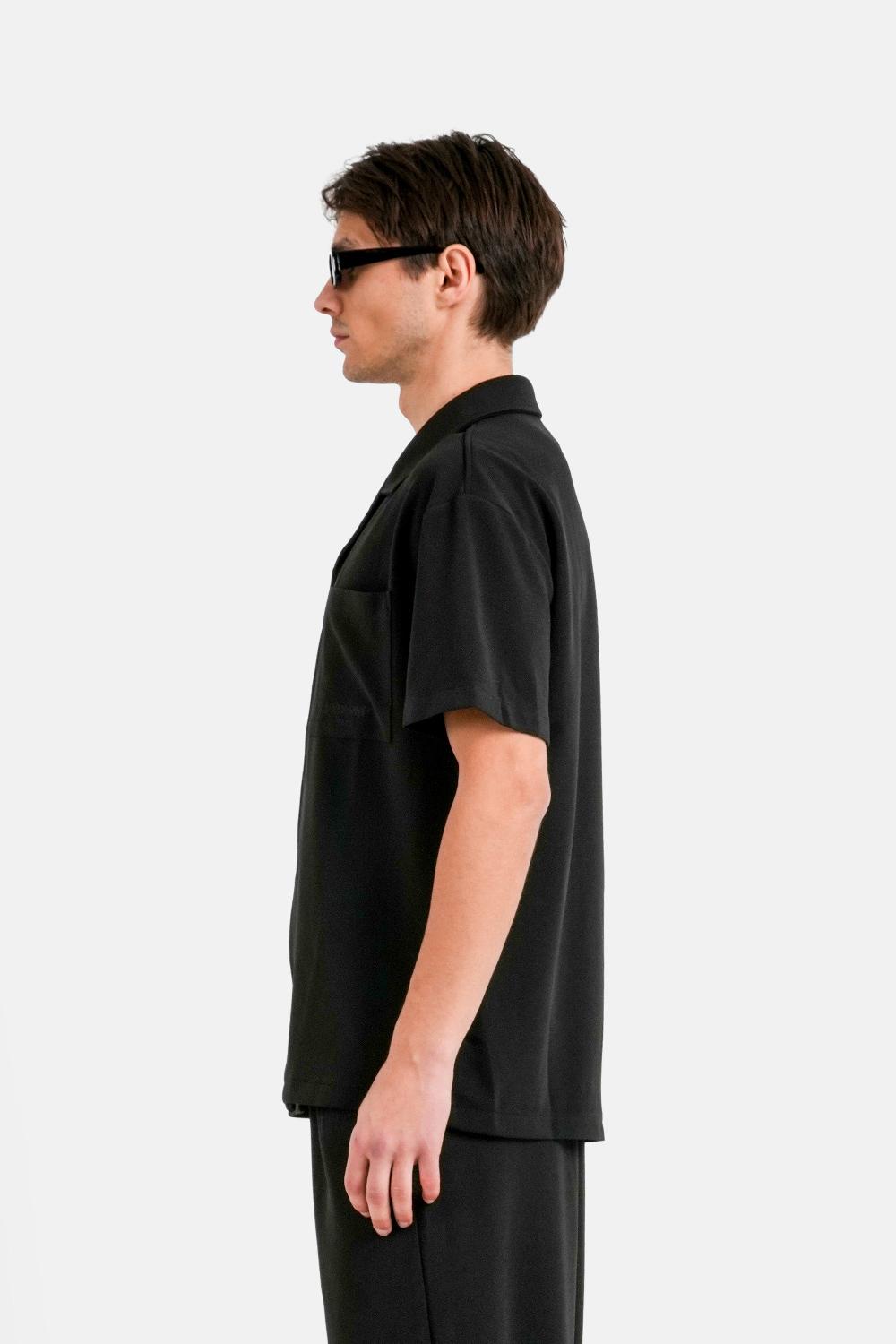 Sixth June Chemise Broderie Texturé Noir