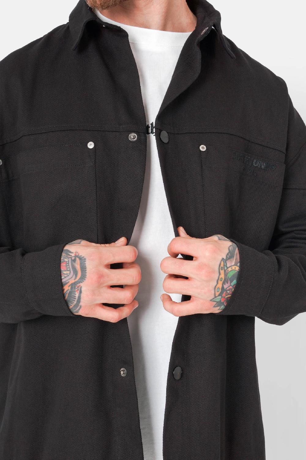 Sixth June Chemise Carpenter Manche Longue Noir