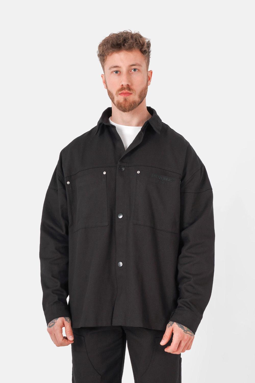 sixth june Chemise carpenter manche longue Noir