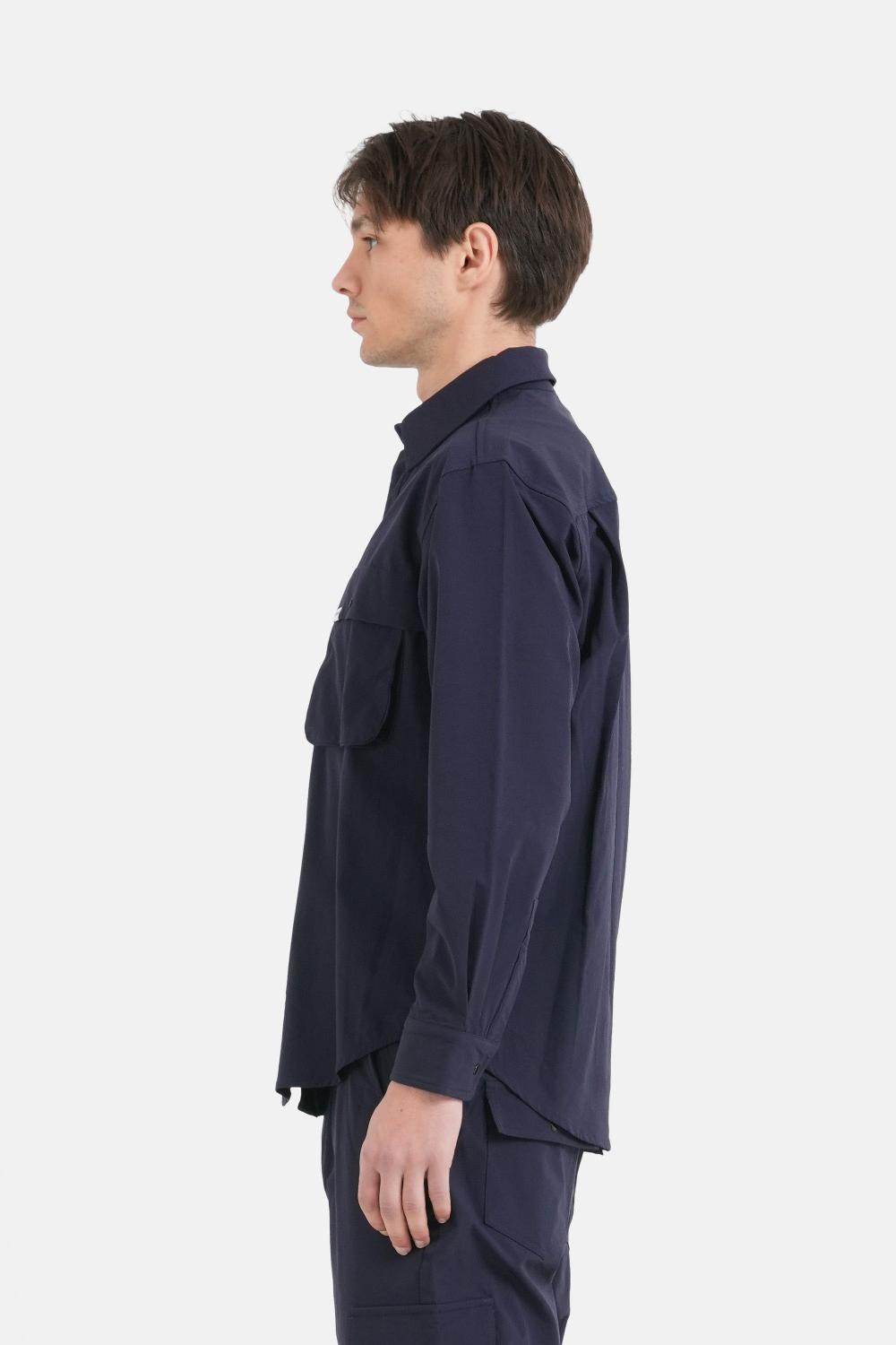Sixth June Chemise Utility Fluide Cargo Bleu Foncé
