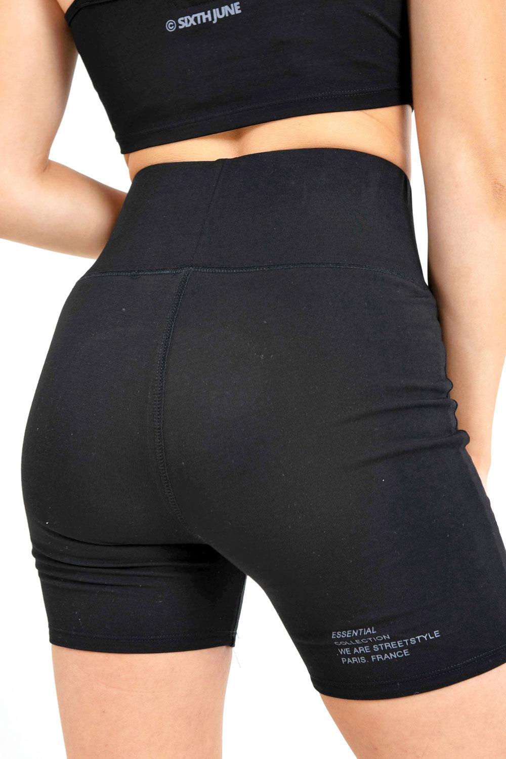 Sixth June Cycliste Court Logo Noir