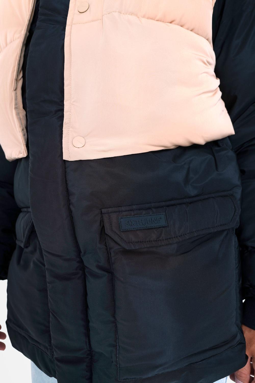 Sixth June Doudoune Amovible Sans Manches Noir