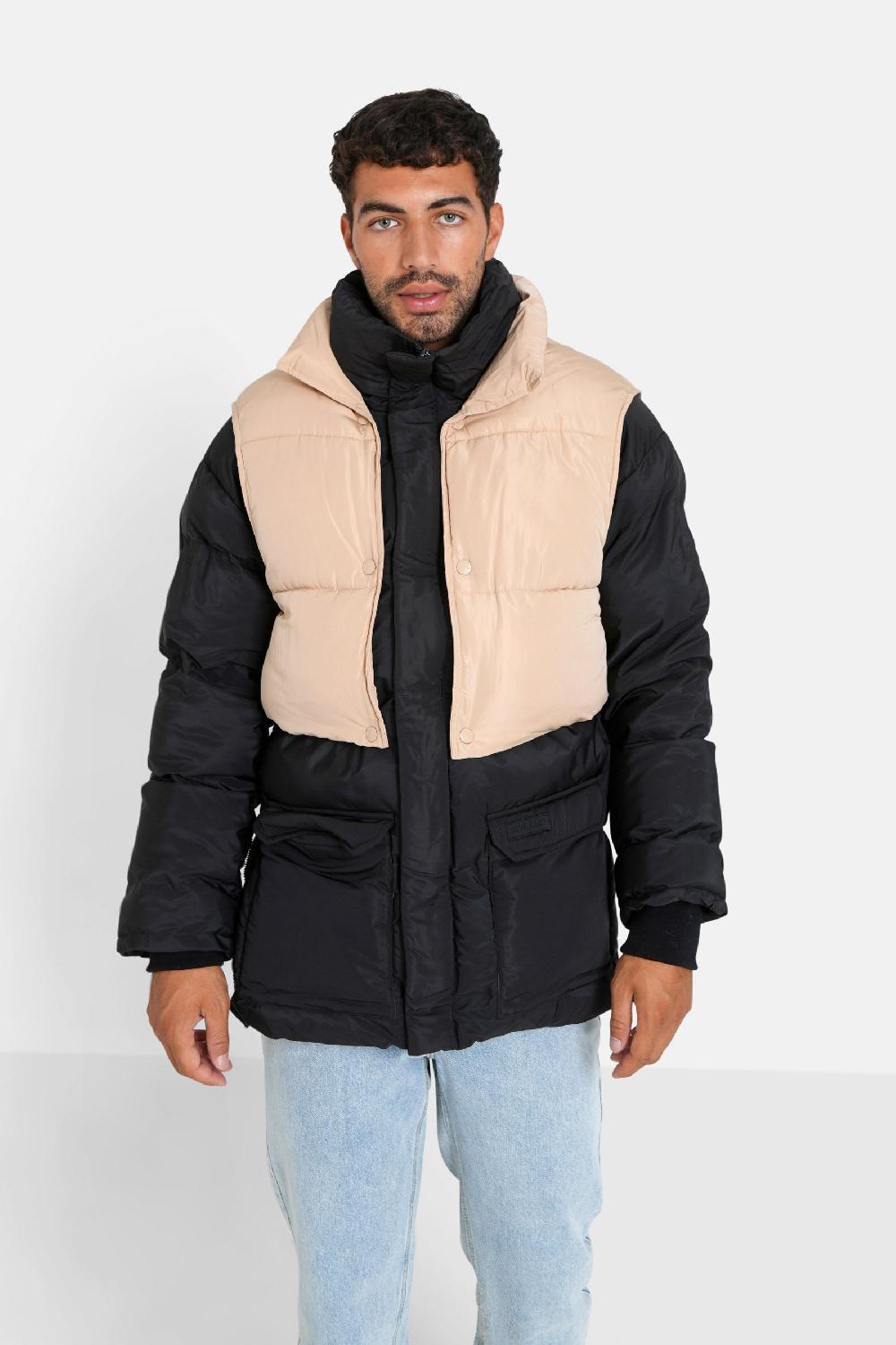 sixth june Doudoune amovible sans manches Noir