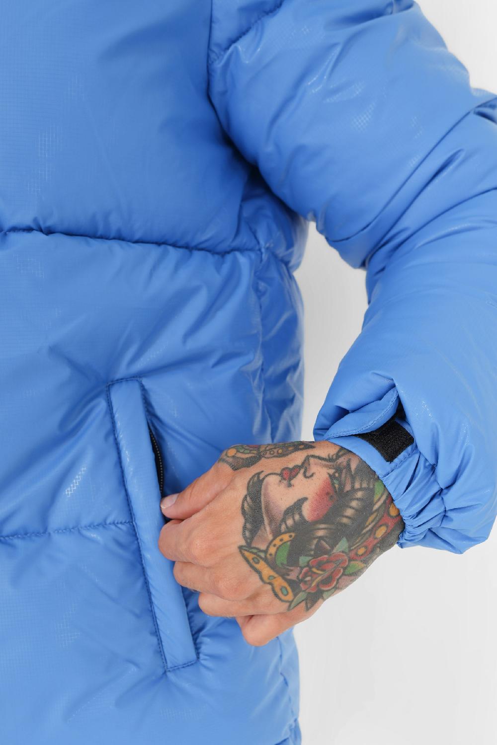 Sixth June Doudoune Bicolore Logo Bleu