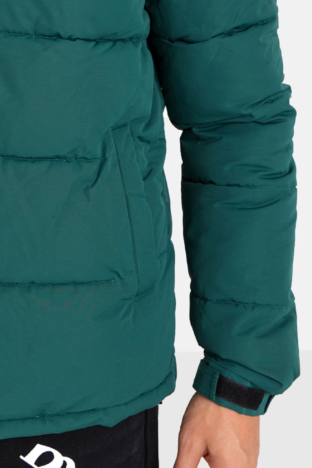 Sixth June Doudoune Bicolore Logo Vert Foncé