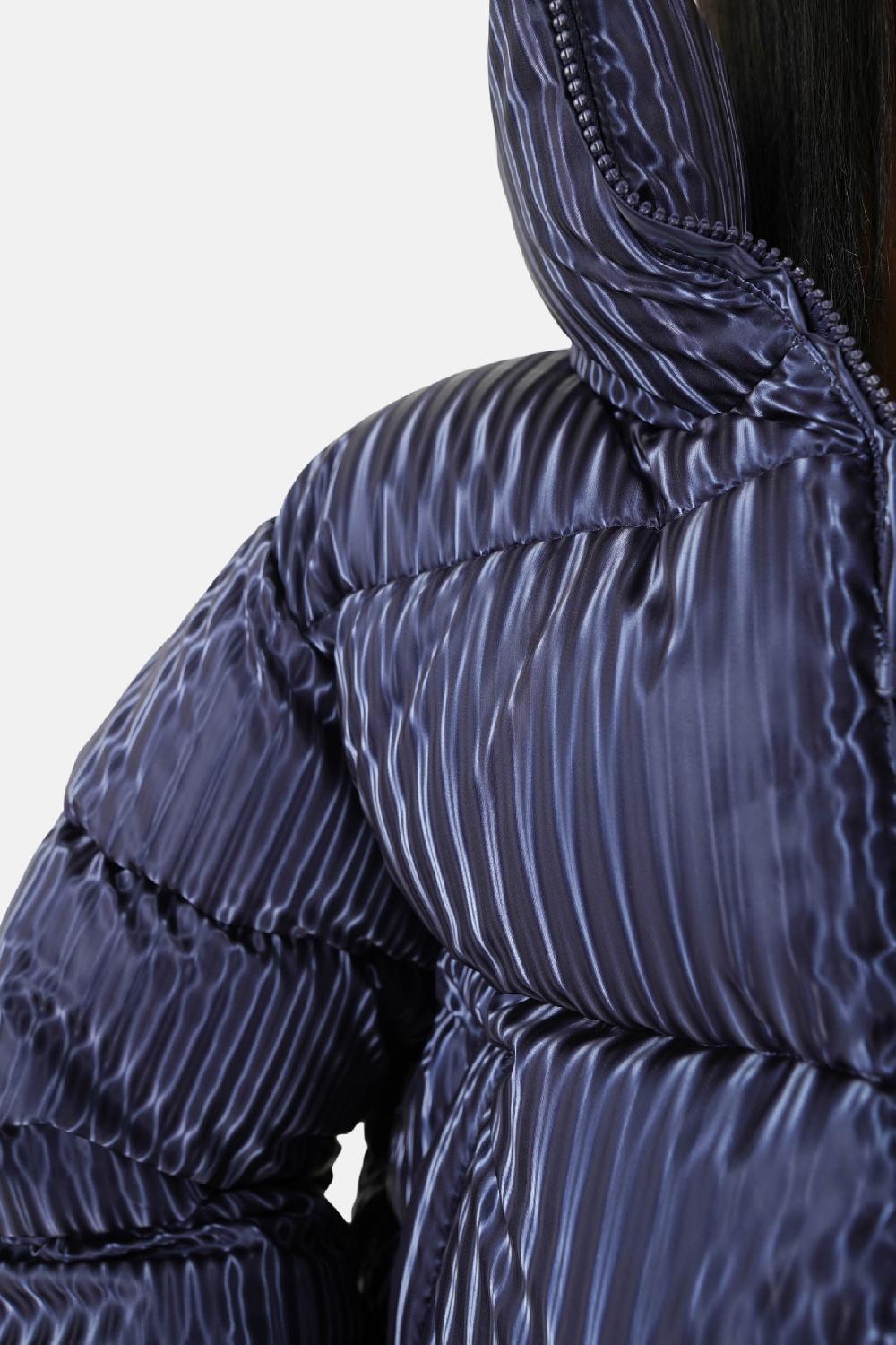 Sixth June Doudoune Brillant + Sac Bleu Foncé