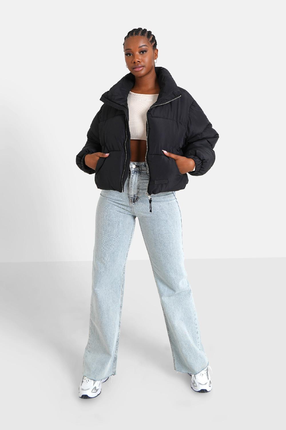 Sixth June Doudoune Courte Matelassée Noir