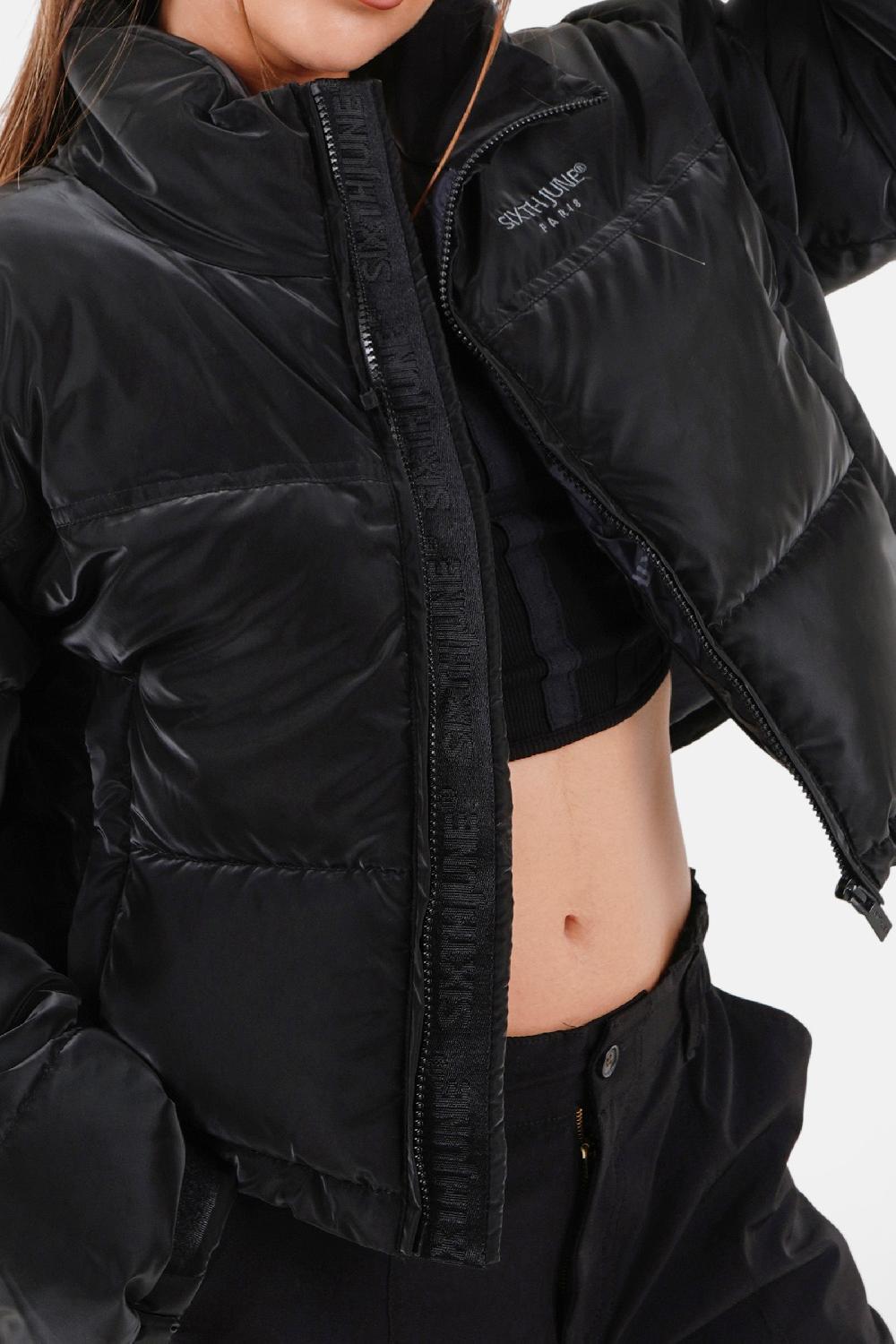 Sixth June Doudoune Courte + Mini Sac Noir