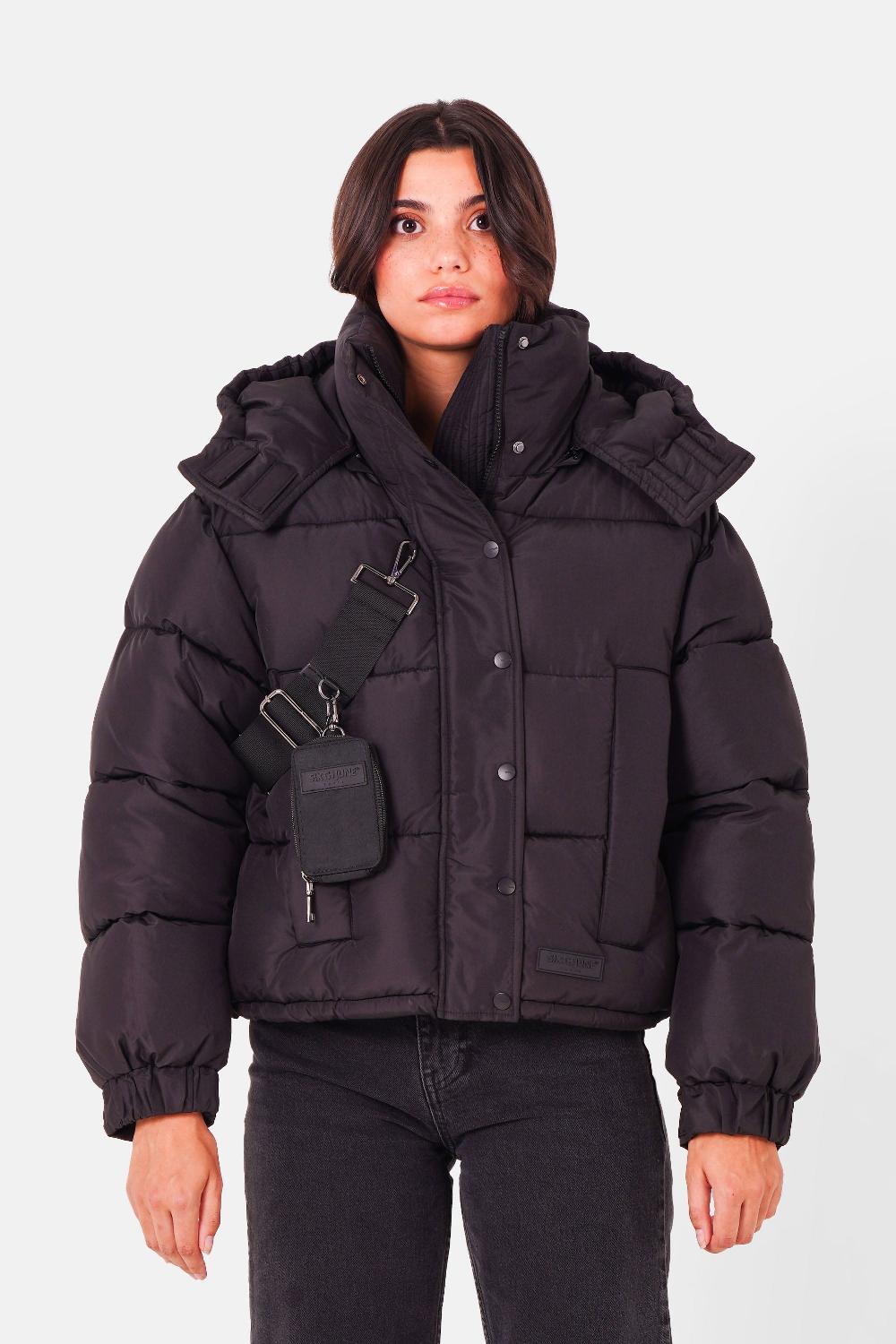 Sixth June Doudoune Courte Oversize Noir