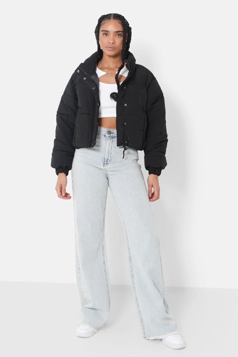 Sixth June Doudoune Courte Oversize Noir