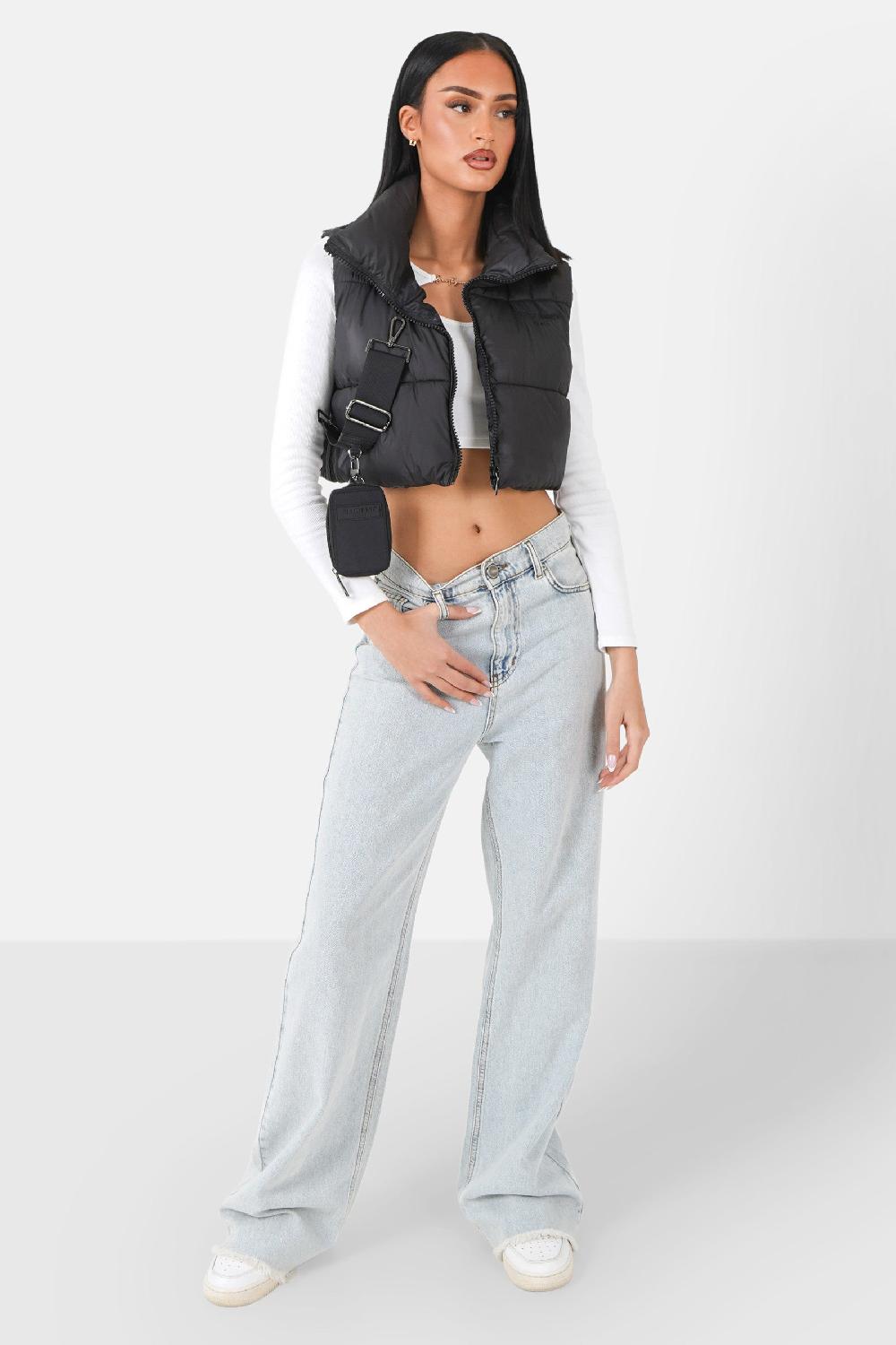 Sixth June Doudoune Courte + Sac Amovible Noir