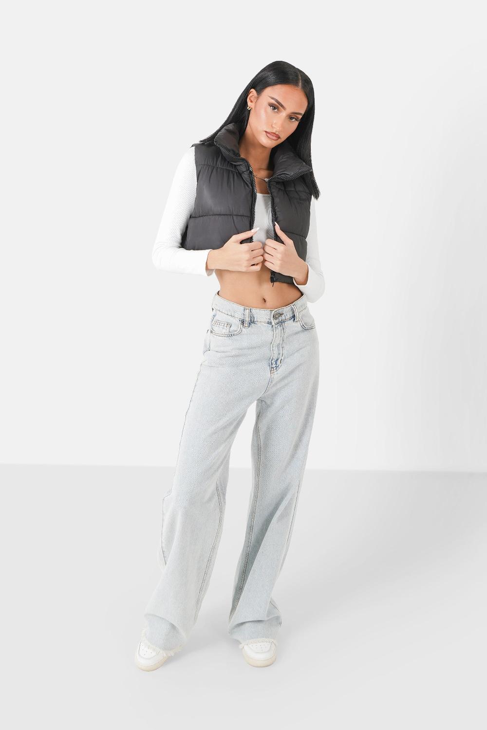 Sixth June Doudoune Courte Sans Manches Noir