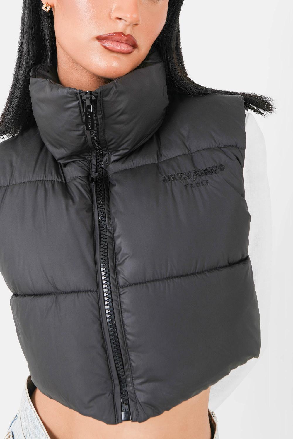 Sixth June Doudoune Courte Sans Manches Noir