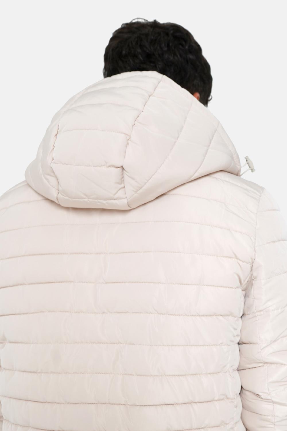 Sixth June Doudoune Courte Zip Imprimé Beige