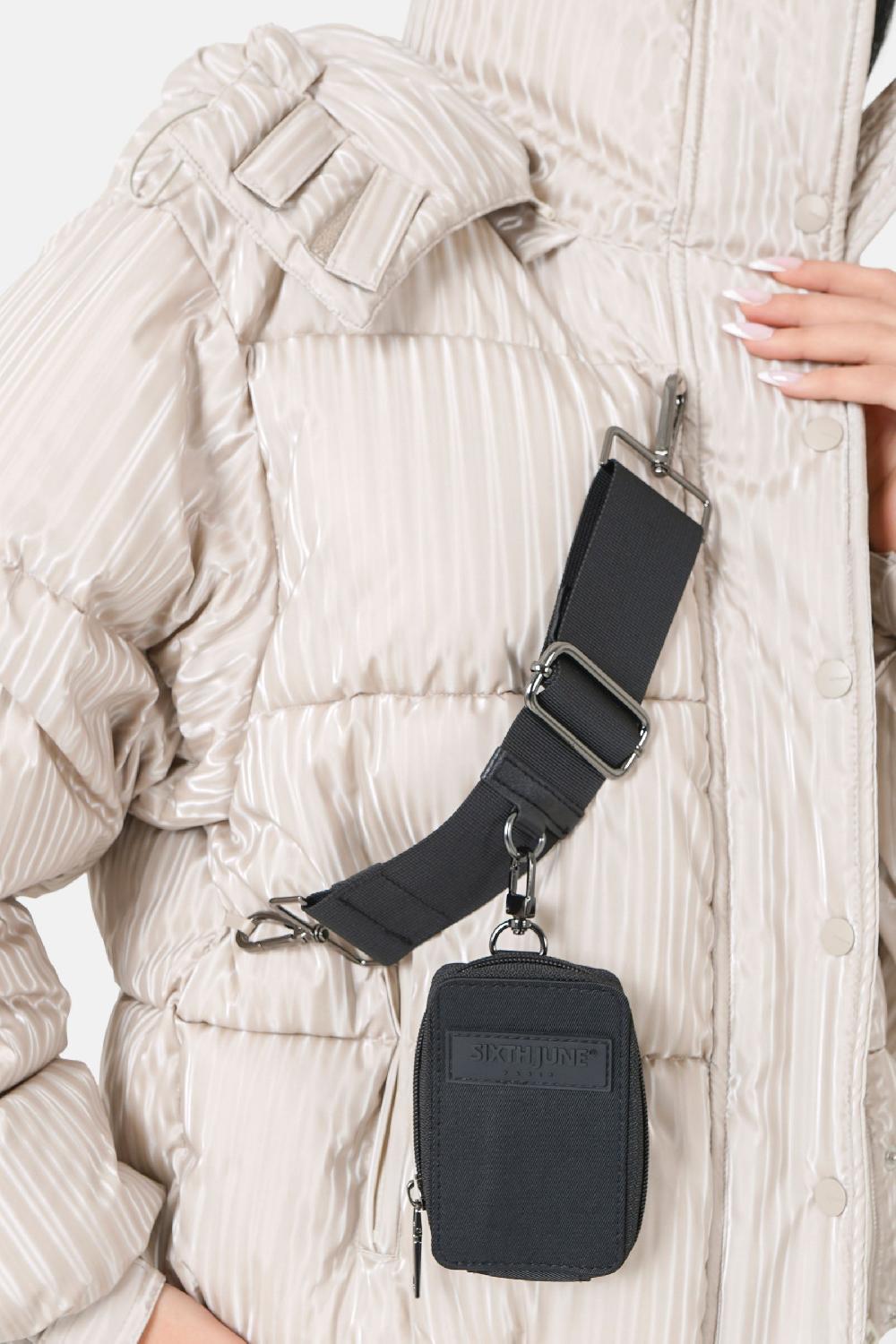 Sixth June Doudoune Iridescent + Sac Beige