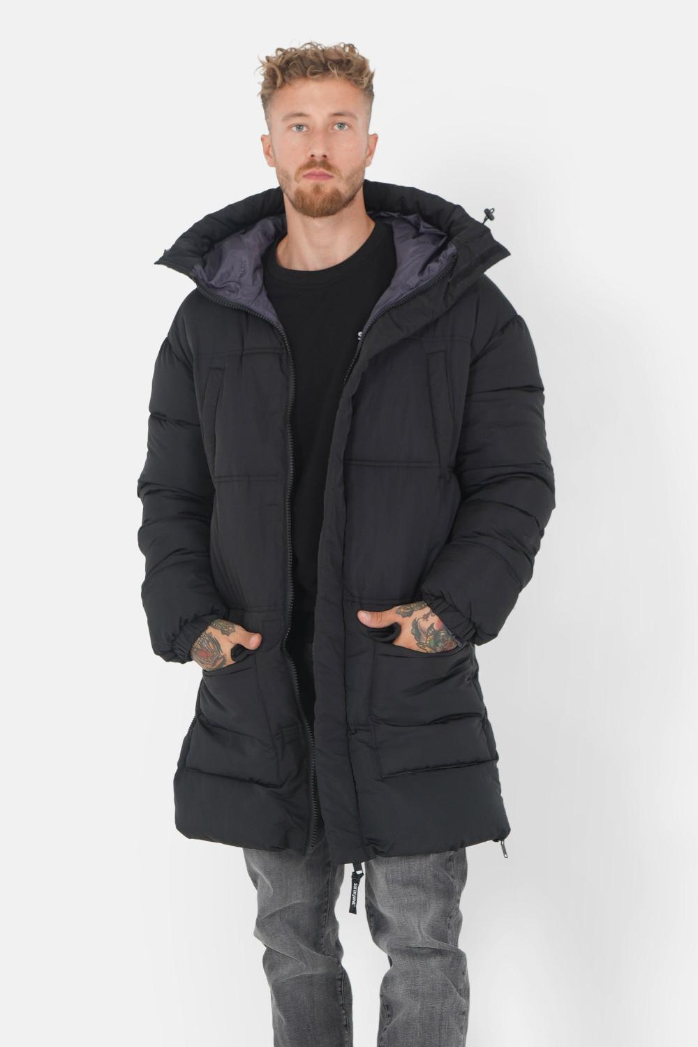 sixth june Doudoune longue matelassée Noir